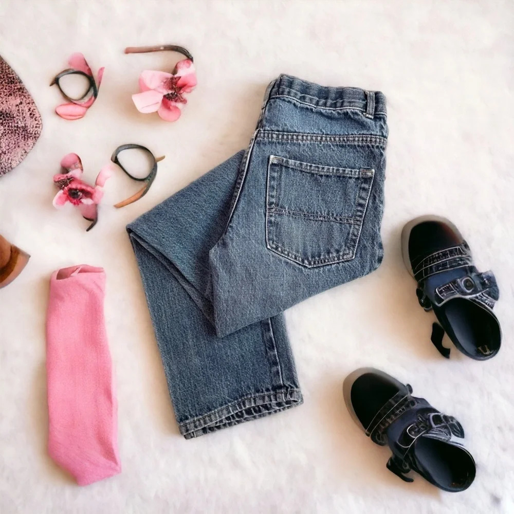 Children’s Place Straight Leg Simple Classic and Casual Denim Youth Kids Jeans